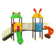 Nhà liên hoàn cầu trượt 2 khối cầu mây giá rẻ cho bé HH- 567