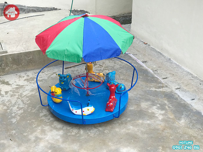 Lắp đặt sân chơi trẻ em ngoài trời cho trường mầm non tại Hà Giang