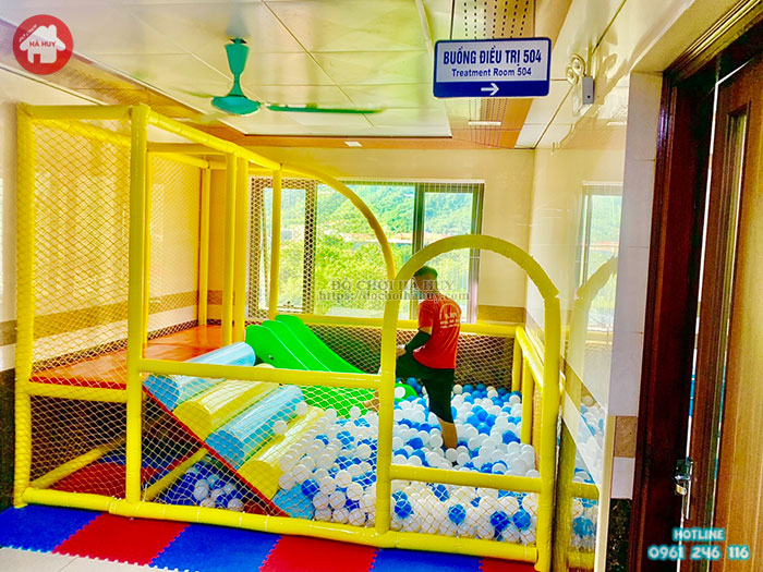 Lắp đặt nhà liên hoàn trong nhà cho bệnh viện nhi tư nhân tại Phú Thọ