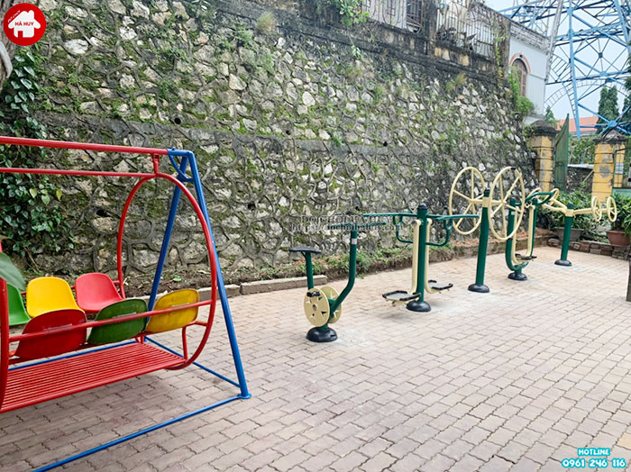 Lắp đặt sân chơi ngoài trời cho khu dân cư tại tỉnh Yên Bái