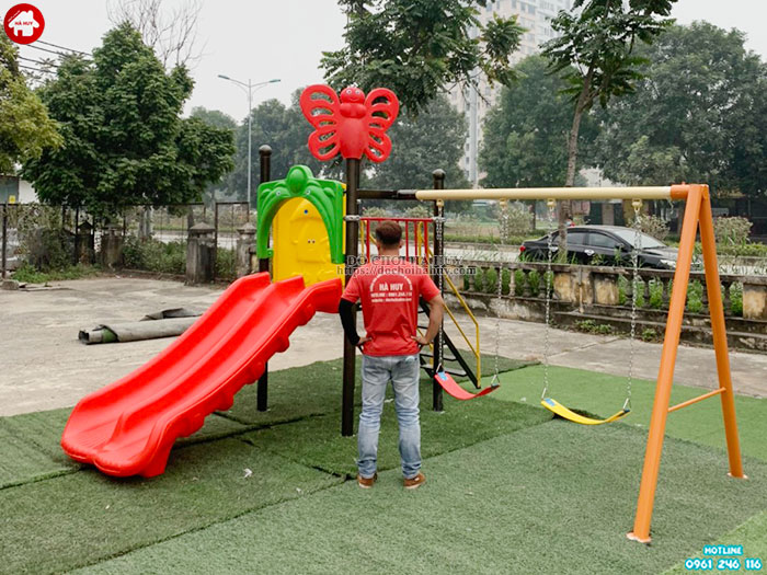 Lắp đặt thiết bị thể dục ngoài trời cho nhà văn hóa phường Xuân Phương, Từ Liêm, Hà Nội