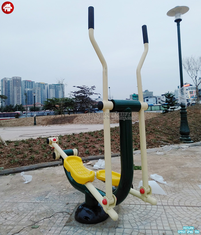 Thi công lắp đặt đồ chơi ngoài trời, thiết bị thể dục ngoài trời cho công viên tại Hà Đông, Hà Nội