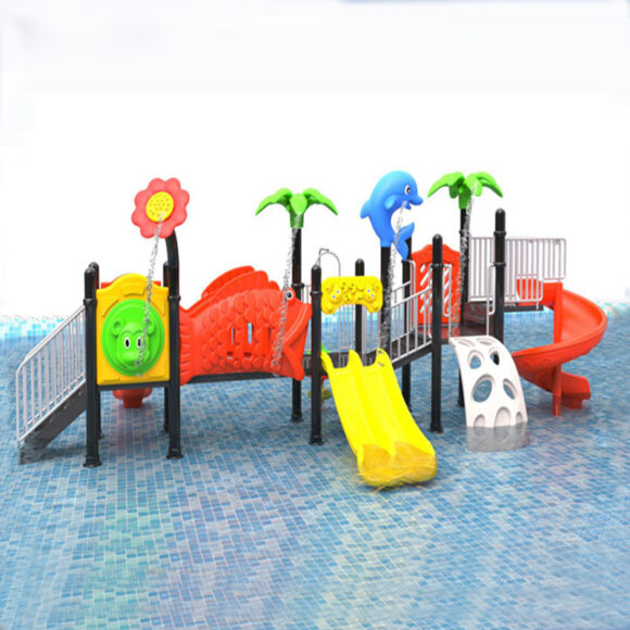 Cầu trượt liên hoàn cho bể bơi HB12-027