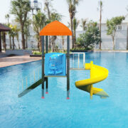 nha-choi-cau-truot-boi-hb12-025 Nhà chòi cầu trượt bể bơi HB12-025