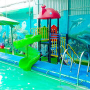 Nhà chòi cầu trượt hồ bơi HB12-034