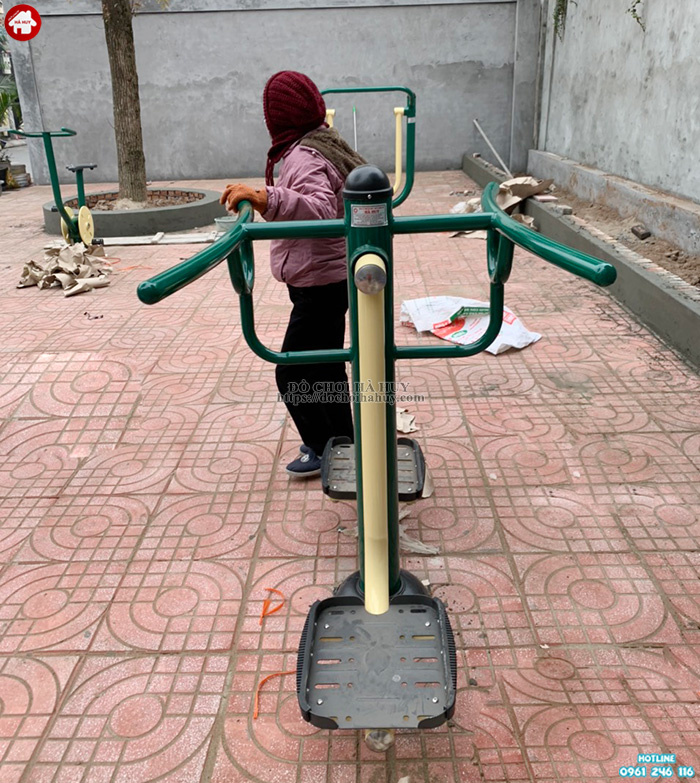 Thi công lắp đặt thiết bị thể dục thể thao ngoài trời cho sân tập thể tại tỉnh Ninh Bình