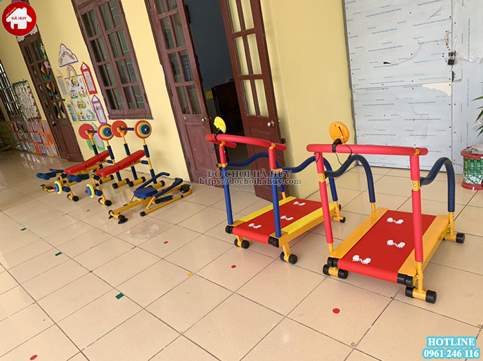 Lắp đặt bàn giao đồ chơi ngoài trời cho trường mầm non công lập tại Hưng Yên