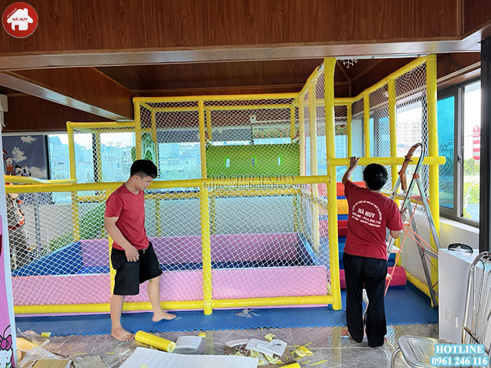 Lắp đặt nhà liên hoàn trong nhà cho gia đình chị Dung tại Hưng Yên